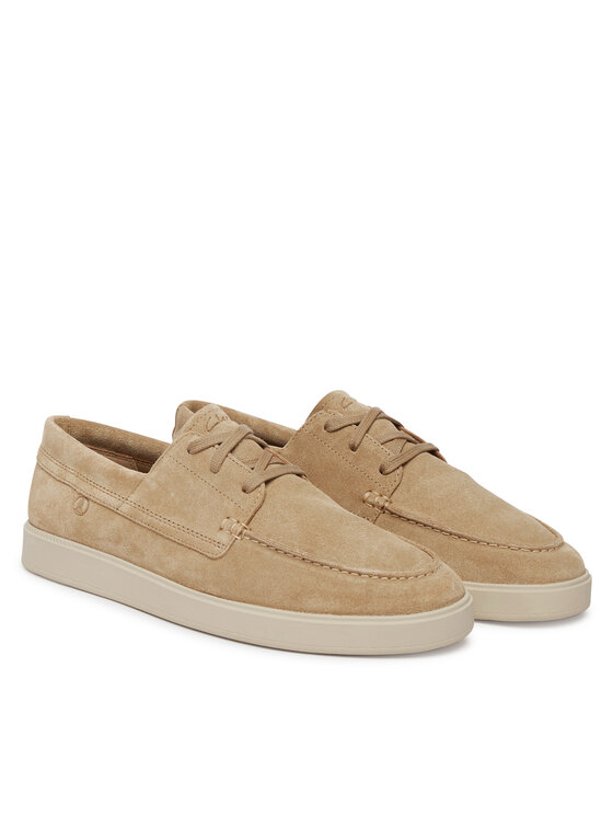 Clarks Clarks Nizki čevlji Lockford Boat 26186187 Bež