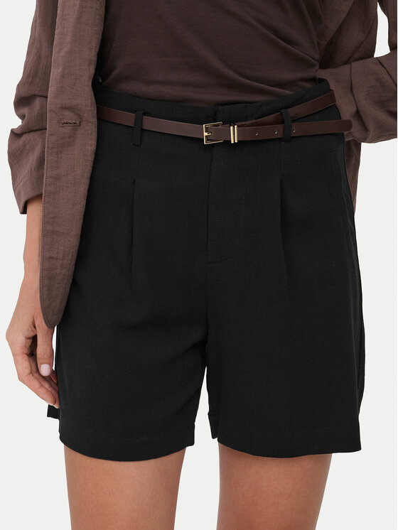 ONLY ONLY Σορτς υφασμάτινο Siesta 15367413 Μαύρο Regular Fit