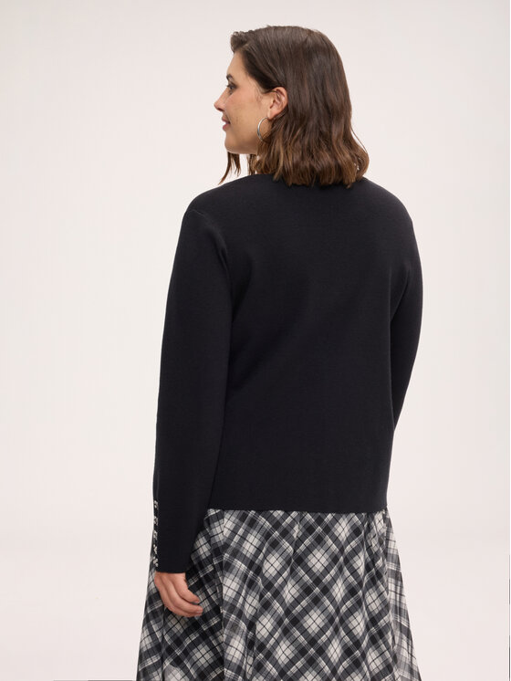 Fiorella Rubino Fiorella Rubino Sweter M341L008624N033 Czarny Regular Fit