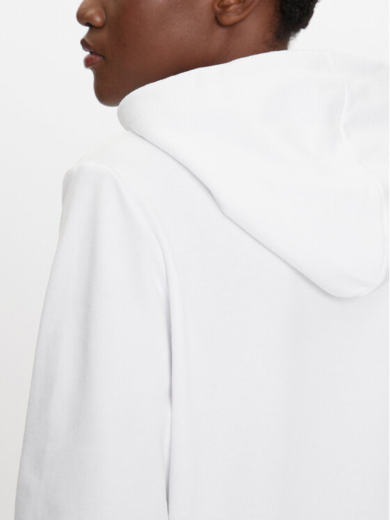 Champion Champion Majica dugih rukava Slim Big Logo 118097 Bijela Regular Fit