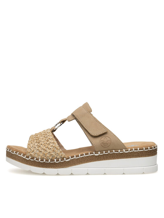 Rieker Rieker Ciabatte V1243-60 Beige