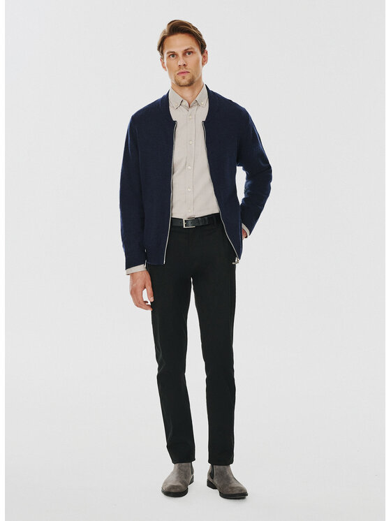Pako Lorente Pako Lorente Sweter P24WF-2X-001 Granatowy Classic Fit