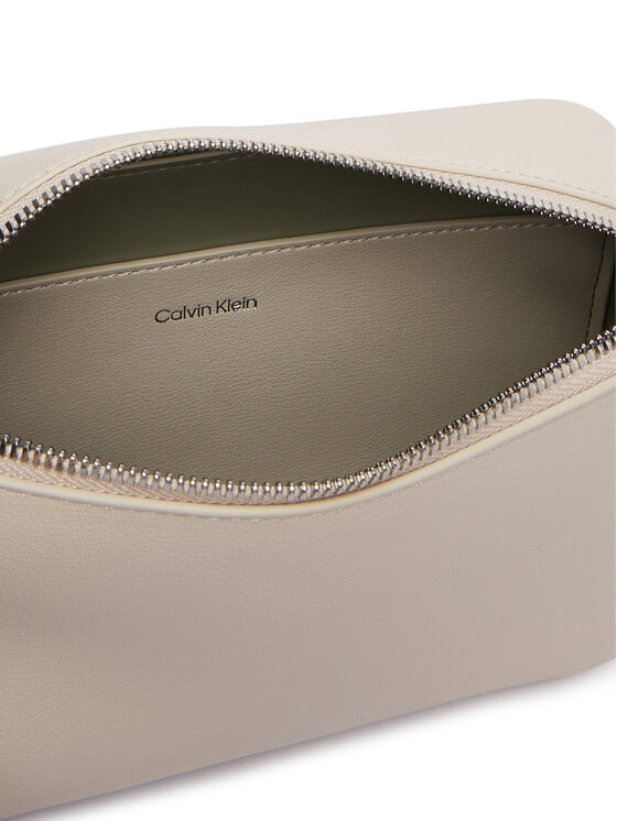 Calvin Klein Calvin Klein Handtasche Foil Logo Elongated Camera Bag LV04F3276G Creme