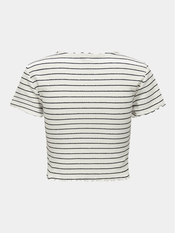 ONLY ONLY Tričko Anits 15253651 Écru Regular Fit