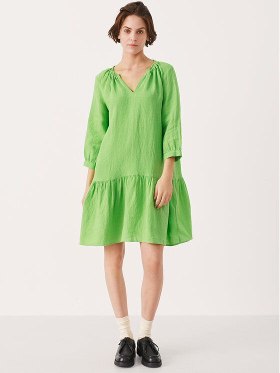 Part Two Part Two Kleid für den Alltag Chania 30305175 Grün Relaxed Fit