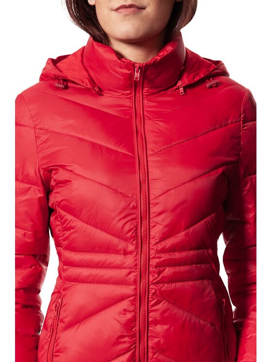 Wrangler Wrangler Giacca da donna SHORT PUFFER Rosso Slim Fit