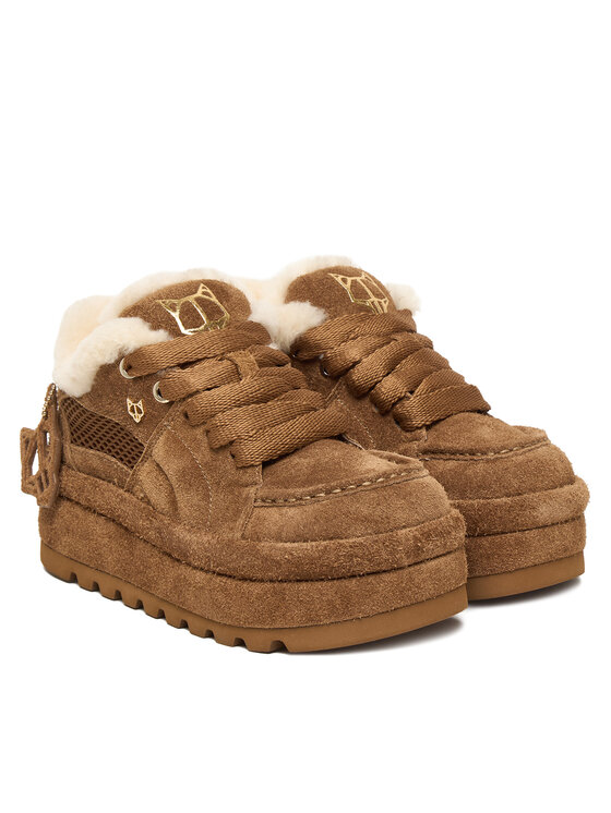 Naked Wolfe Naked Wolfe Sneakersy BEAU Hnědá