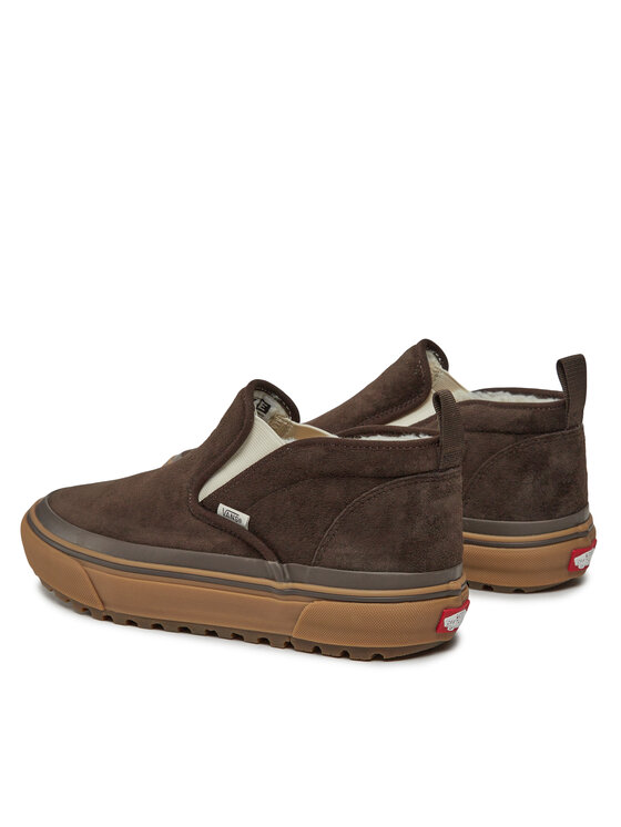 Vans pelle marrone on sale