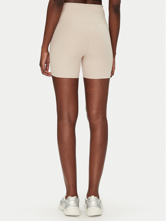 Girlfriend Collective Girlfriend Collective Спортни шорти Rib Run 4041 Бежов Slim Fit