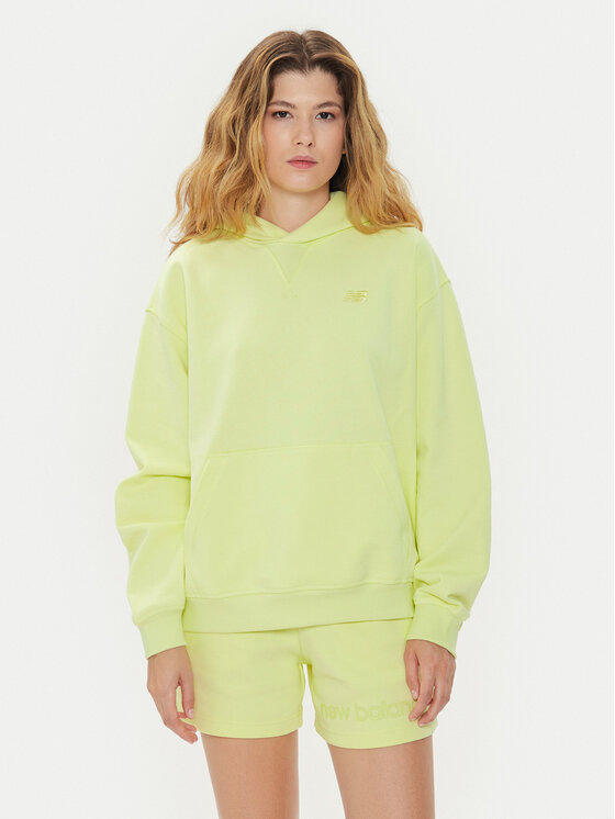 New Balance New Balance Felpa WT41537 Verde Relaxed Fit