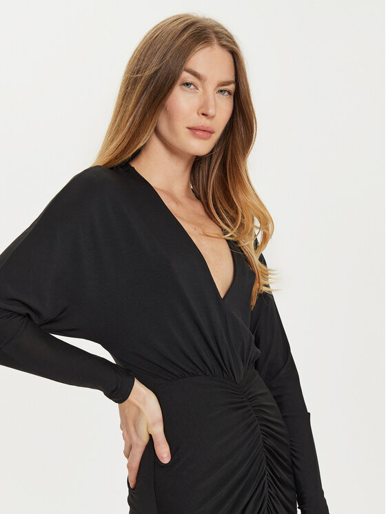 PINKO PINKO Džemper haljina 104455 A29B Crna Regular Fit