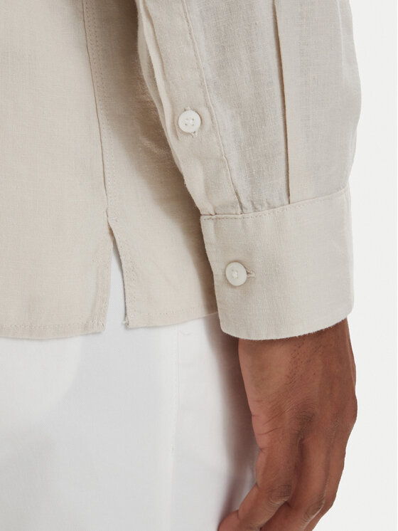 Calvin Klein Calvin Klein Camicia LV04LE125G Beige chiaro Regular Fit