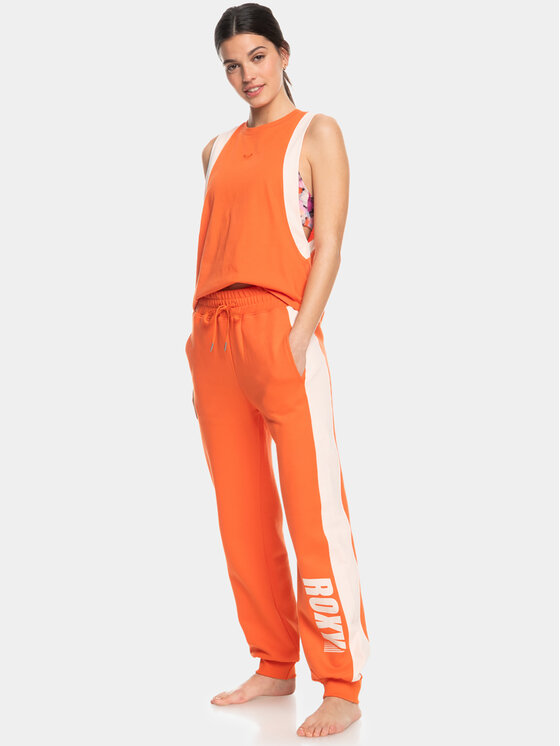 Roxy Roxy Pantaloni trening Ess Nrj Cbk Jog Otlr ERJFB03366 Portocaliu Regular Fit