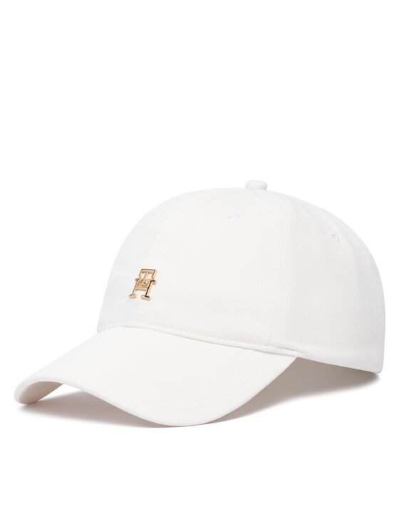 Tommy Hilfiger Tommy Hilfiger Шапка с козирка AW0AW18917 Бял