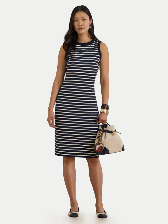 LAUREN RALPH LAUREN LAUREN RALPH LAUREN Každodenné šaty 200P09091001 Tmavomodrá Slim Fit