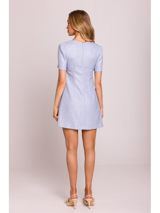 Made of Emotion Made of Emotion Vestito estivo M855 Celeste Premium Fit
