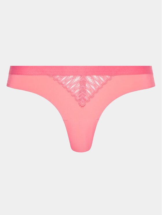 Triumph Damen String 'Illustrated Rose' – Brazilian Fit Aus Spitze & Microfaser