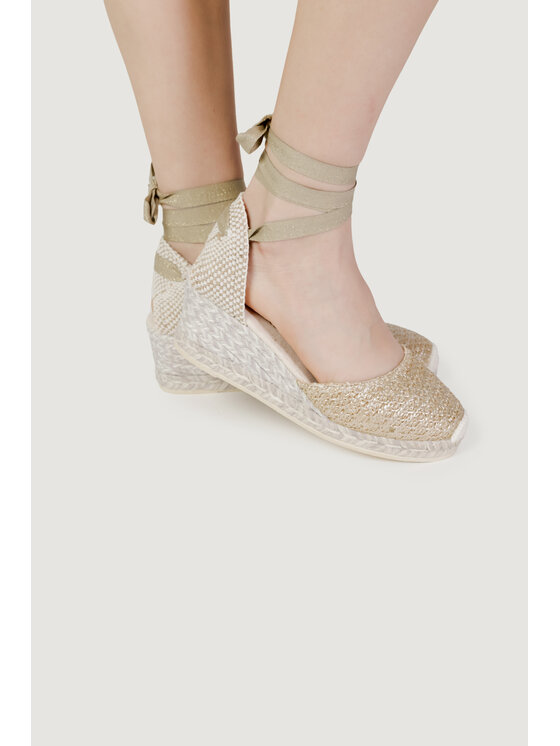 Espadrilles Espadrilles Décolleté ROY RAFIA ESPADRILLES PLATINO Grigio