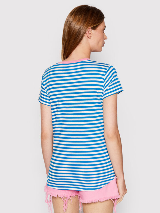 T-shirt Dana DAN0001 00632B Blu Regular Fit