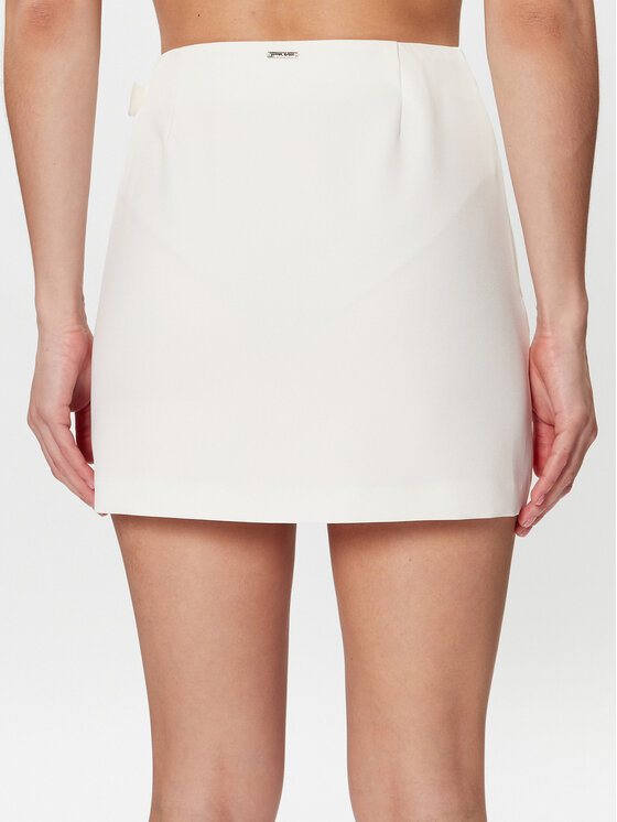 Liu Jo Liu Jo Spódnica trapezowa WA3187 T7896 Biały Regular Fit