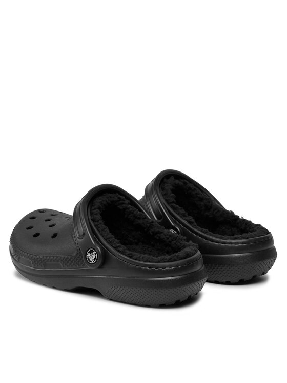 Crocs Crocs Șlapi Classic Lined Clog 203591 Negru