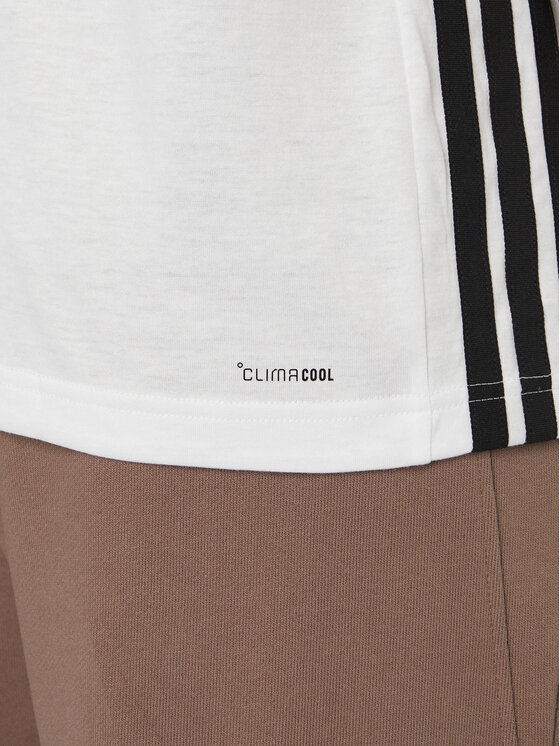 adidas adidas Tehnička majica Workout Essentials FEELREADY 3-Stripes KD0606 Bijela Regular Fit