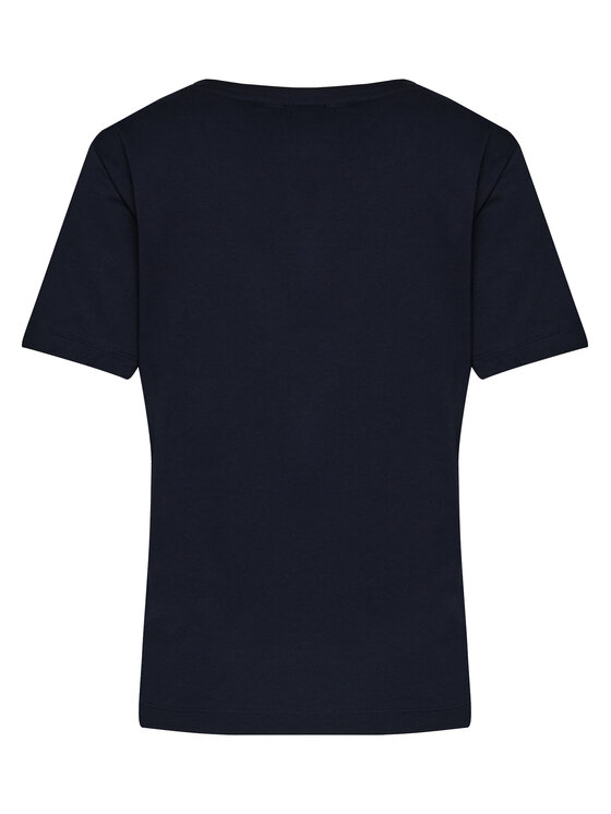 Gant Gant Tričko Shield 4200750 Tmavomodrá Regular Fit