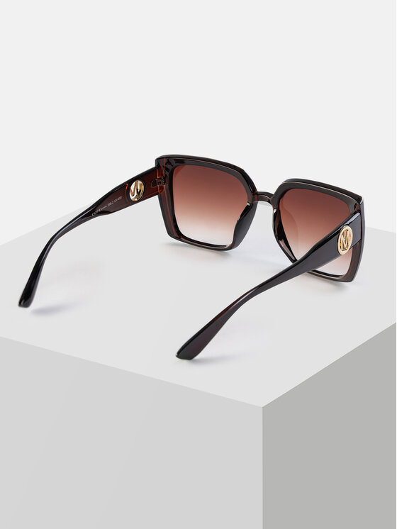 Miss Lou Miss Lou Okulary przeciwsłoneczne ML300-GL1-280M Brązowy