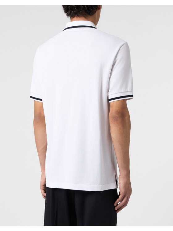 PHILIPP PLEIN PHILIPP PLEIN Polo 31372 Bianco Slim Fit