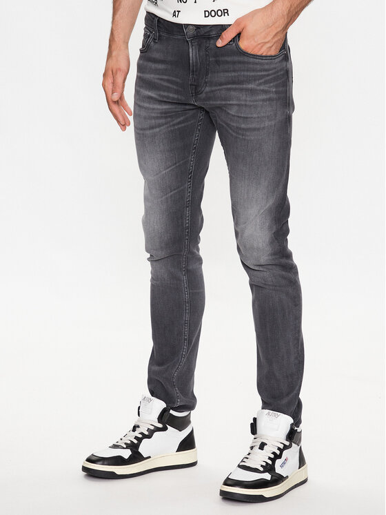 Guess Guess Jeansy Miami M2YAN1 D4Q52 Šedá Skinny Fit
