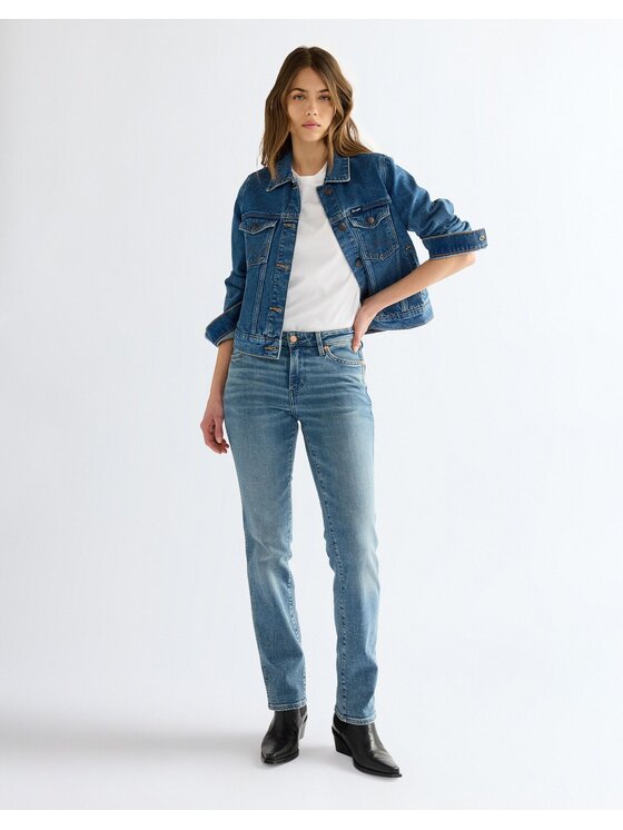 Wrangler Wrangler Jeansy STRAIGHT Niebieski Straight Leg