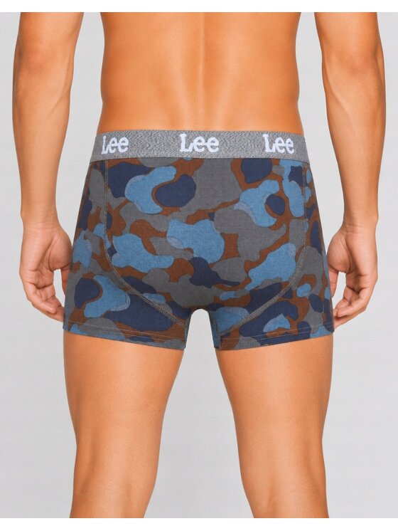 Lee Lee Bokserki Parsons 3 Pack Cotton Elastane Trunks Kolorowy