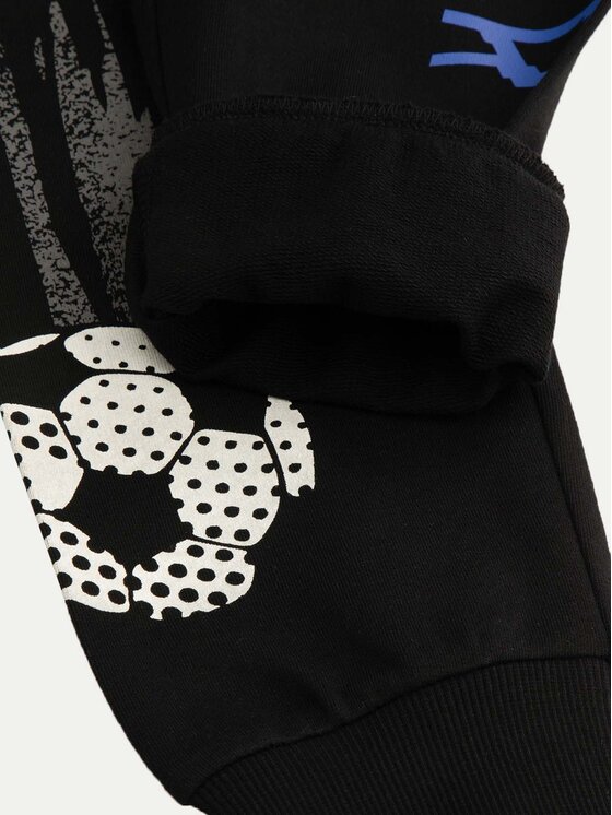 Coccodrillo Coccodrillo Spodnie dresowe WC5120103MBK Czarny Slim Fit