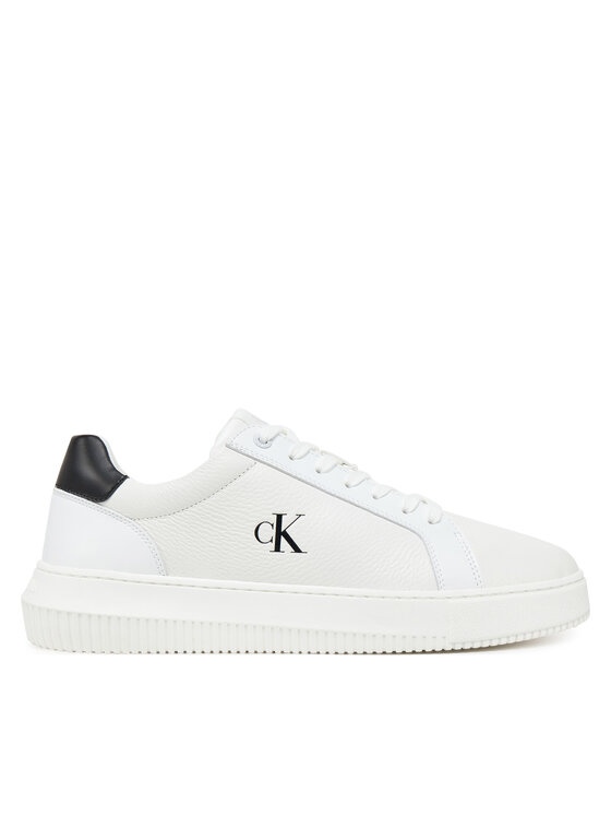 Sneakers Calvin Klein Jeans Chunky Cupsole Lth Mg Tc YM0YM01198 Alb
