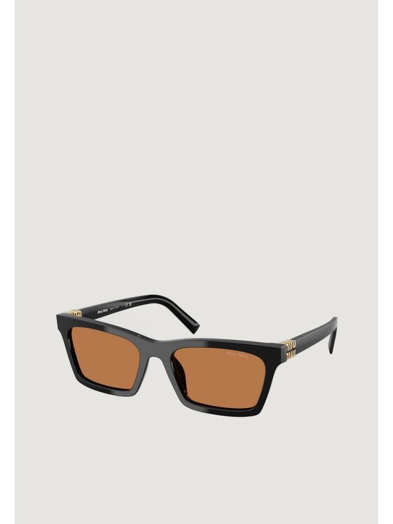 Miu Miu Miu Miu Okulary przeciwsłoneczne 0MU A05S 16K10I Czarny