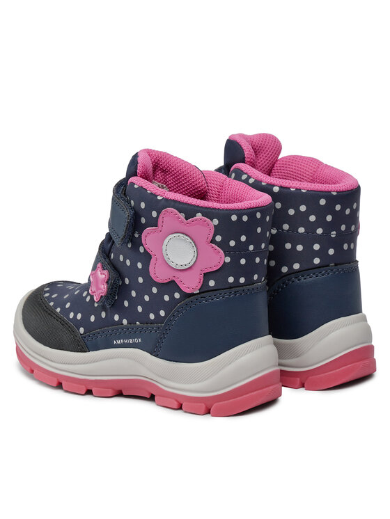 Geox Geox Śniegowce B Flanfil Girl B Abx B363WB 0MNBC C4268 S Granatowy
