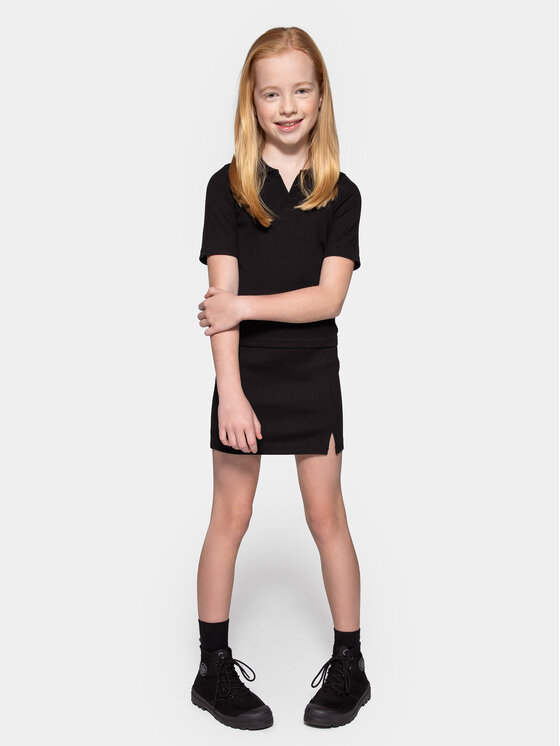 Coccodrillo Coccodrillo Bluse WC4143205CEJ Schwarz Regular Fit