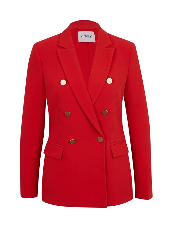 Orsay Orsay Marynarka 499019318000__34 Czerwony Regular Fit