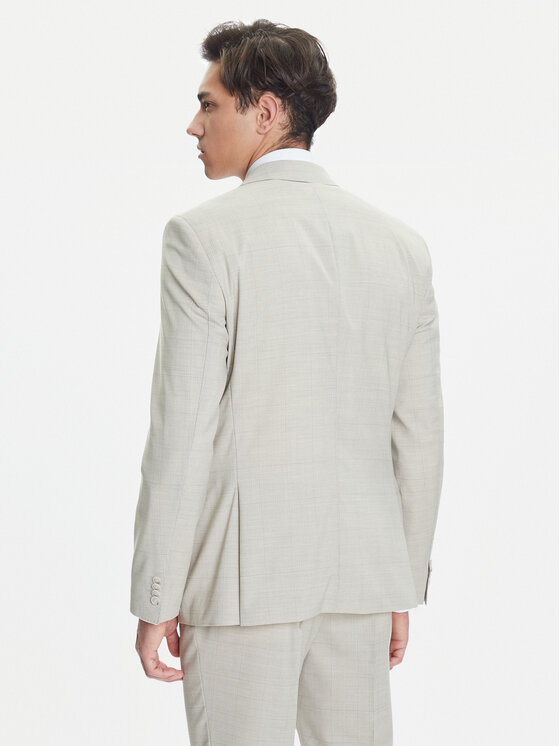 BOSS BOSS Garnitur H-Huge 50546099 Beżowy Slim Fit