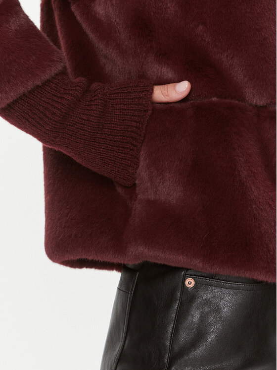 Patrizia Pepe Patrizia Pepe Krzno 2O0107/E5T7-M473 Bordo rdeča Regular Fit