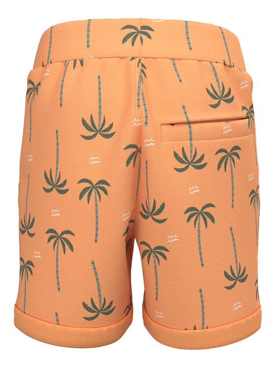 NAME IT NAME IT Kratke hlače iz tkanine 13216952 Oranžna Regular Fit