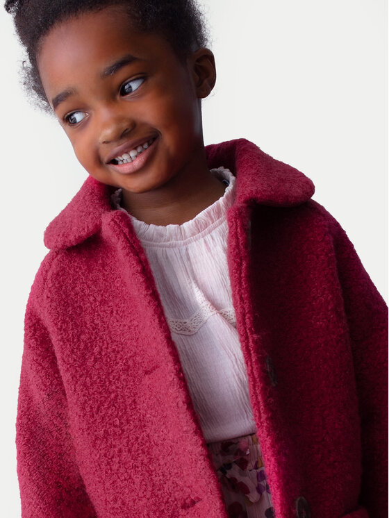 Mayoral Mayoral Fellmantel 4439 Rot Relaxed Fit