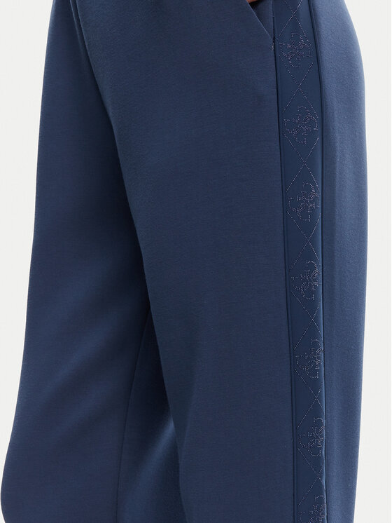 Guess Guess Teplákové kalhoty W5YB11 KBYE2 Tmavomodrá Regular Fit