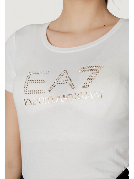 EA7 Emporio Armani EA7 Emporio Armani T-shirt 8NTT67 TJDQZ Bianco Casual Fit