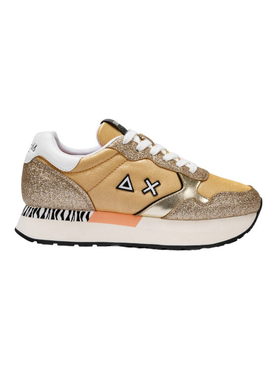SUN68 SUN68 Sneakersy SUN68 Sneaker Donna Kelly glitter Z33222 43 Oro Złoty