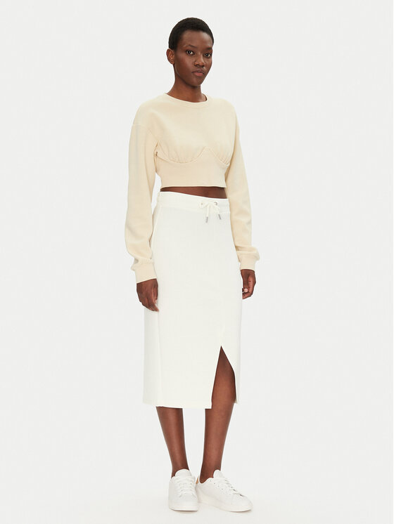 Fransa Fransa Gonna midi 20615495 Écru Regular Fit