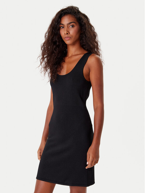 Calvin Klein Jeans Calvin Klein Jeans Kleid für den Alltag LV044C347G Schwarz Slim Fit