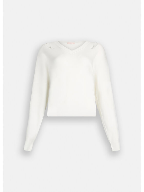 Liu Jo Liu Jo Maglione MF5037MS99E10701 Bianco Regular Fit