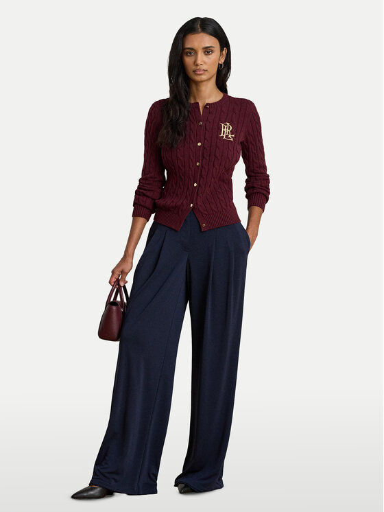 LAUREN RALPH LAUREN LAUREN RALPH LAUREN Kardigan 200932225014 Bordoopunane Regular Fit