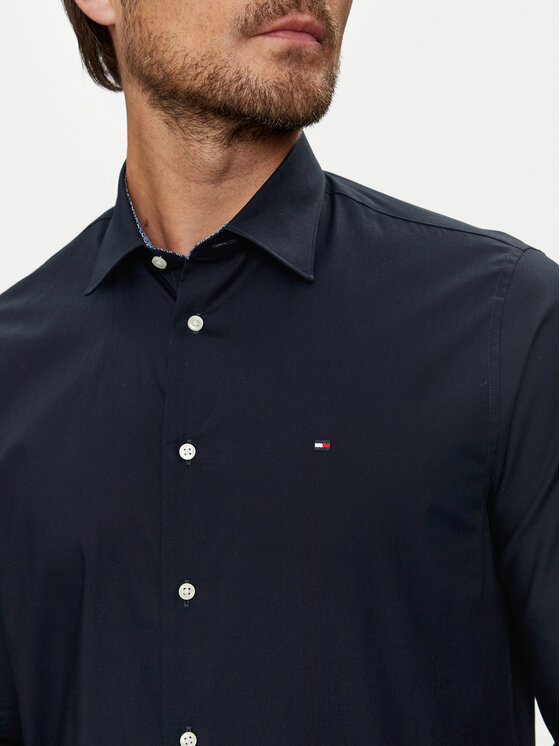 Tommy Hilfiger Tommy Hilfiger Koszula MW0MW35810 Granatowy Regular Fit